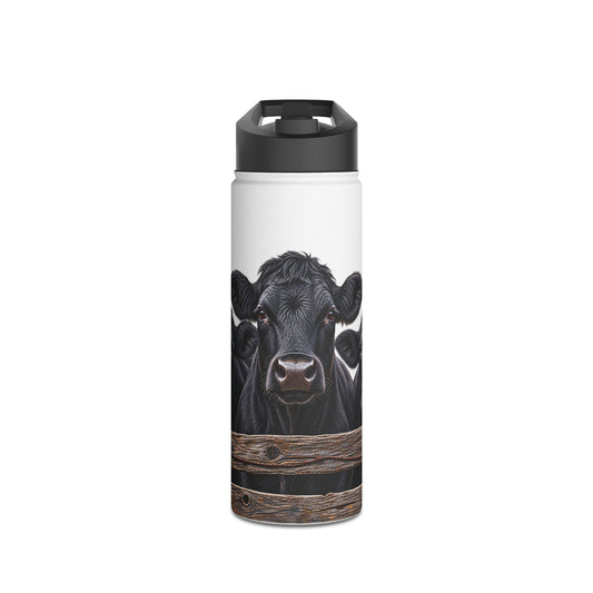 Stainless Steel Water Bottle, Standard Lid