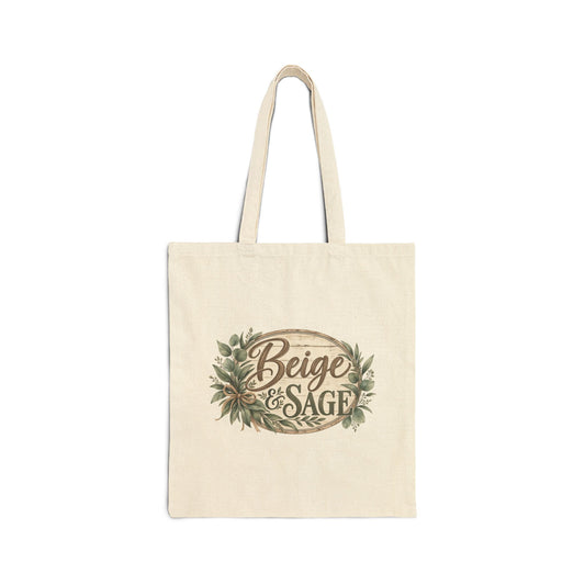 Cotton Canvas Tote Bag